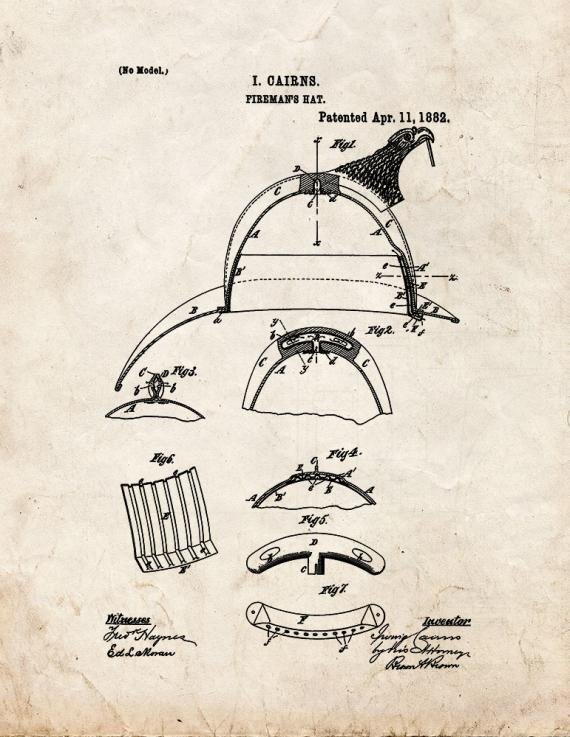 Patent Blueprint 2671 1 12 A4 Photo Print