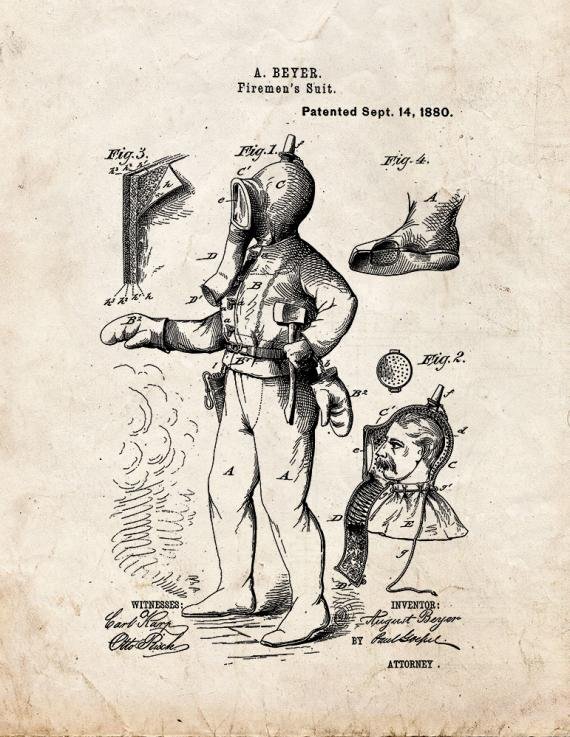 Patent Blueprint 2673 1 12 A4 Photo Print