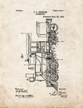 Patent Blueprint 2674 1 12 A4 Photo Print