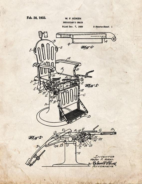 Patent Blueprint 2676 1 12 A4 Photo Print