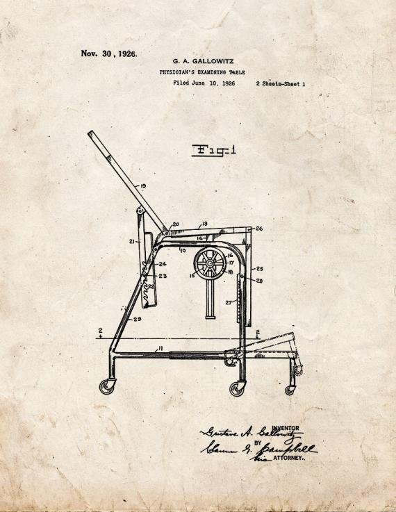 Patent Blueprint 2677 1 12 A4 Photo Print
