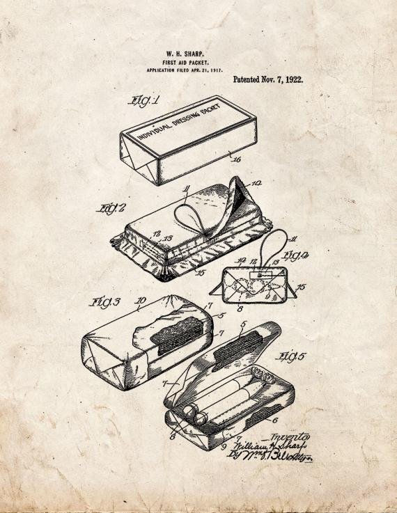 Patent Blueprint 2679 1 12 A4 Photo Print