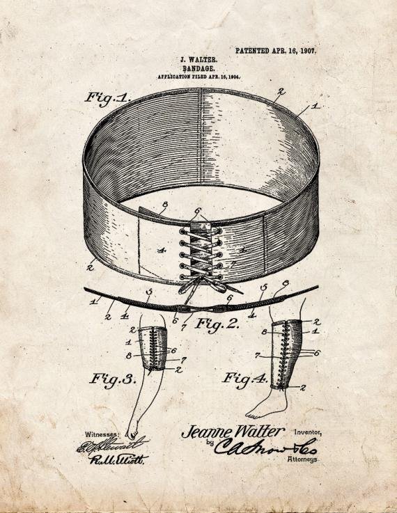 Patent Blueprint 2682 1 12 A4 Photo Print