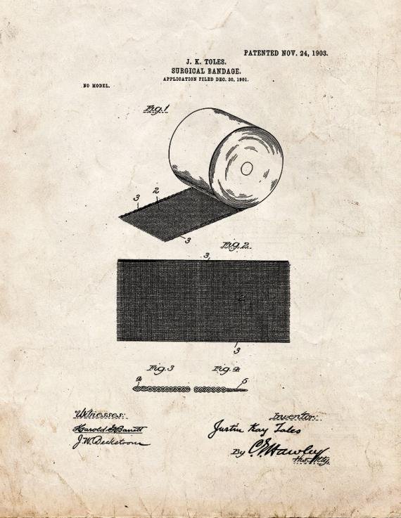 Patent Blueprint 2683 1 12 A4 Photo Print