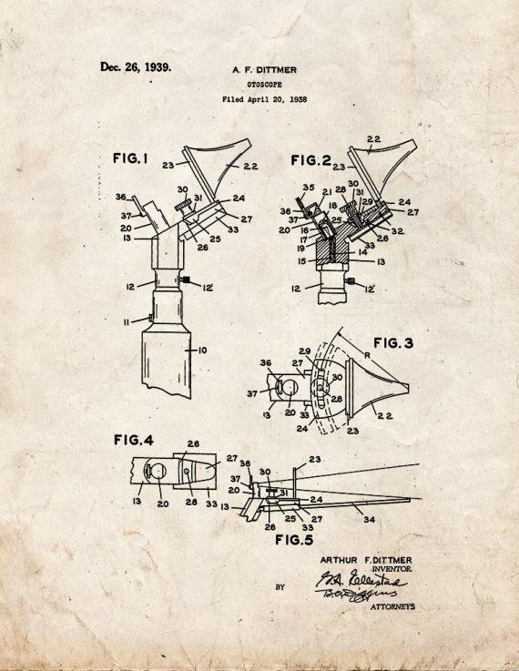 Patent Blueprint 2685 1 12 A4 Photo Print