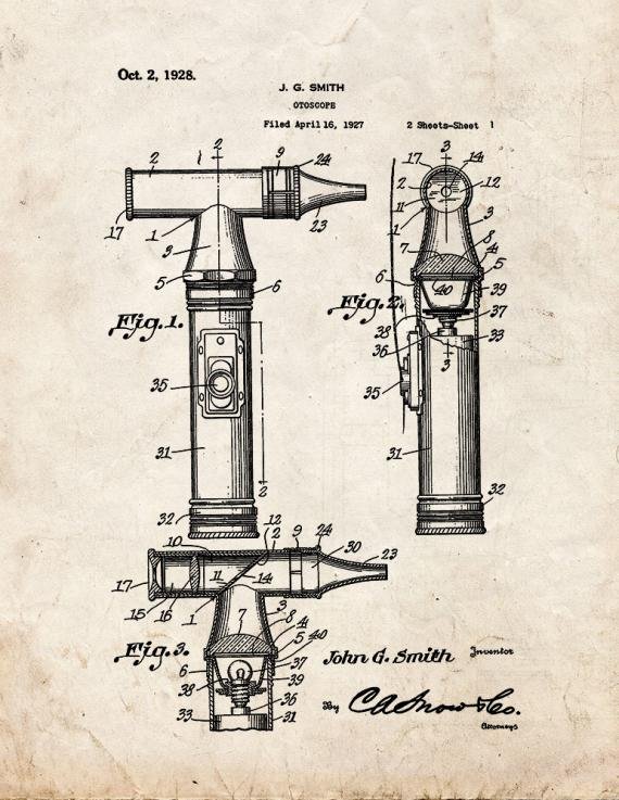 Patent Blueprint 2686 1 12 A4 Photo Print