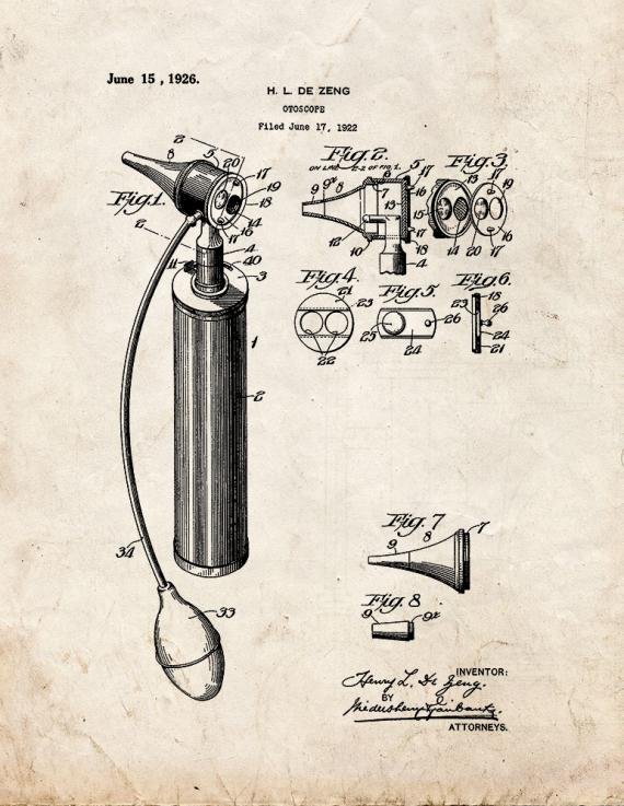 Patent Blueprint 2687 1 12 A4 Photo Print