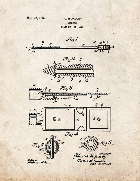 Patent Blueprint 2689 1 12 A4 Photo Print