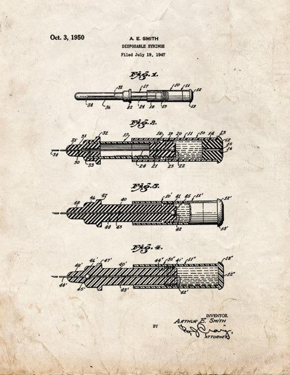 Patent Blueprint 269 1 12 A4 Photo Print