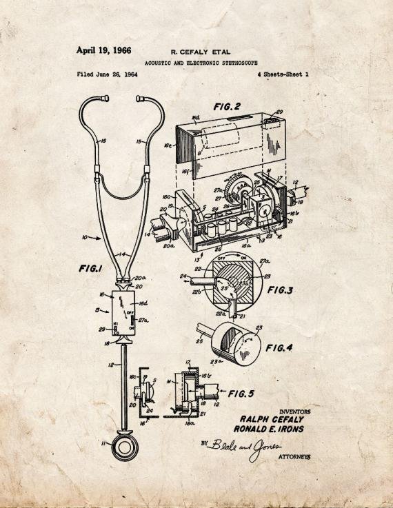 Patent Blueprint 2691 1 12 A4 Photo Print