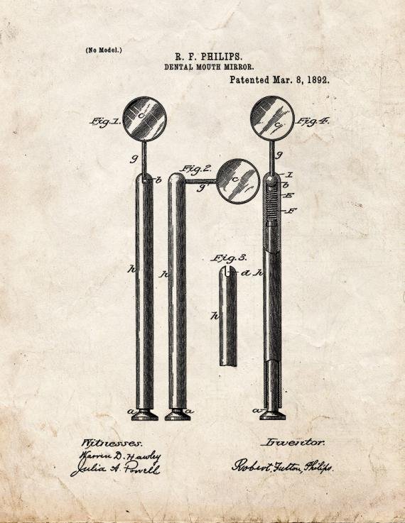 Patent Blueprint 2693 1 12 A4 Photo Print