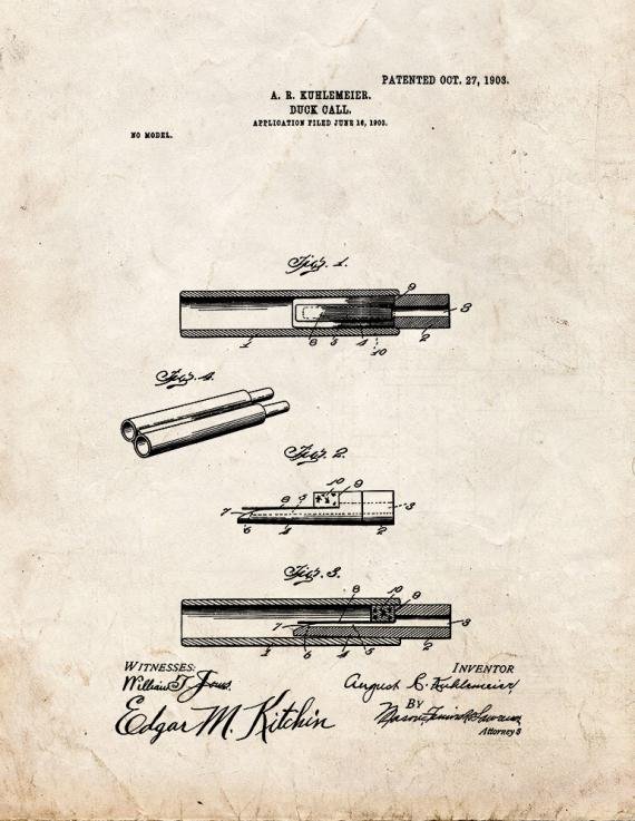Patent Blueprint 2714 1 12 A4 Photo Print