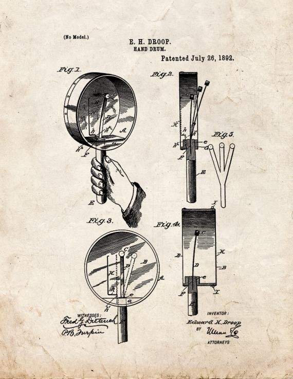 Patent Blueprint 2717 1 12 A4 Photo Print