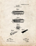 Patent Blueprint 2723 1 12 A4 Photo Print