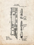 Patent Blueprint 2725 1 12 A4 Photo Print