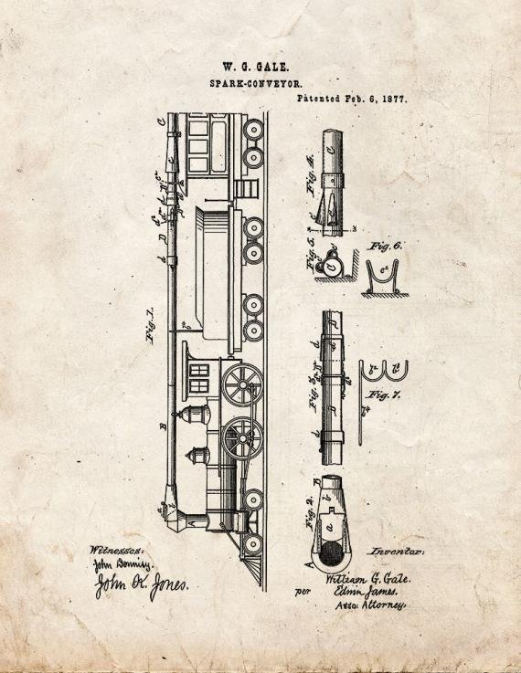 Patent Blueprint 2725 1 12 A4 Photo Print