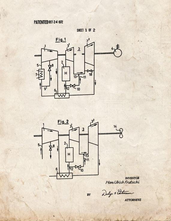 Patent Blueprint 2726 2 12 A4 Photo Print