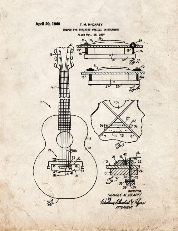 Patent Blueprint 2729 1 12 A4 Photo Print