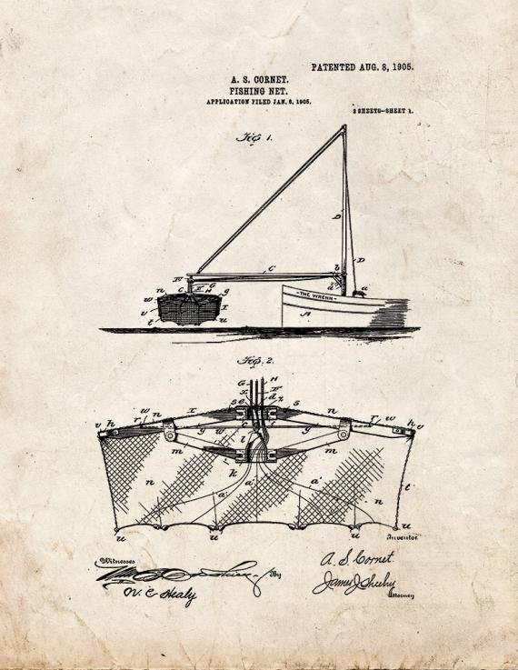 Patent Blueprint 2749 1 12 A4 Photo Print