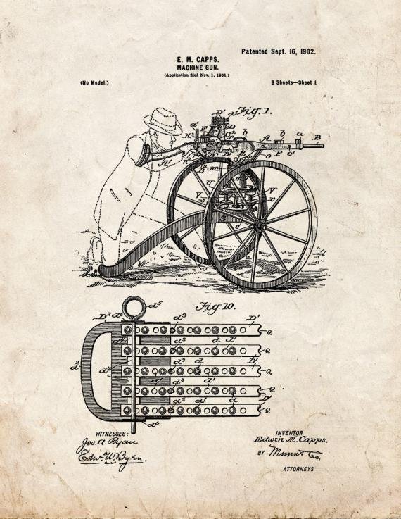 Patent Blueprint 2759 1 12 A4 Photo Print
