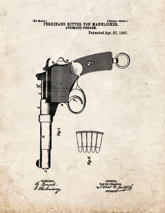 Patent Blueprint 2760 1 12 A4 Photo Print