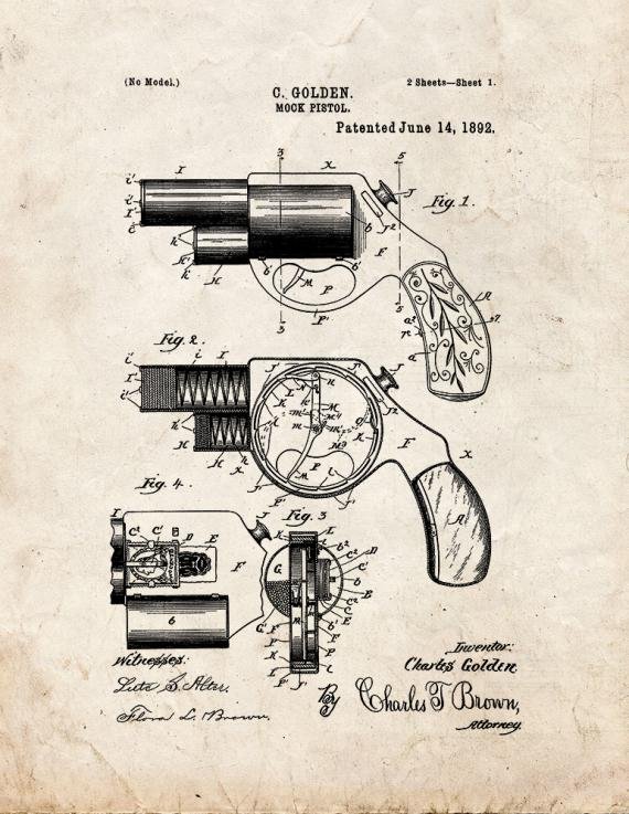 Patent Blueprint 2770 1 12 A4 Photo Print