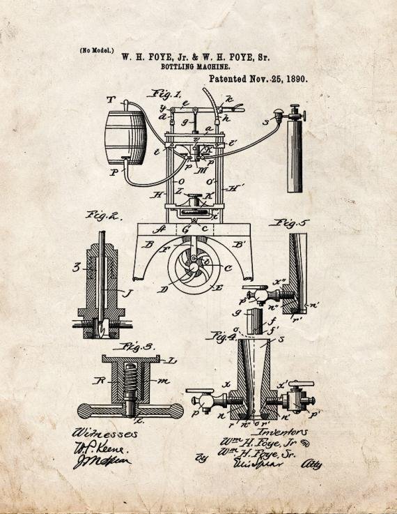 Patent Blueprint 2776 1 12 A4 Photo Print