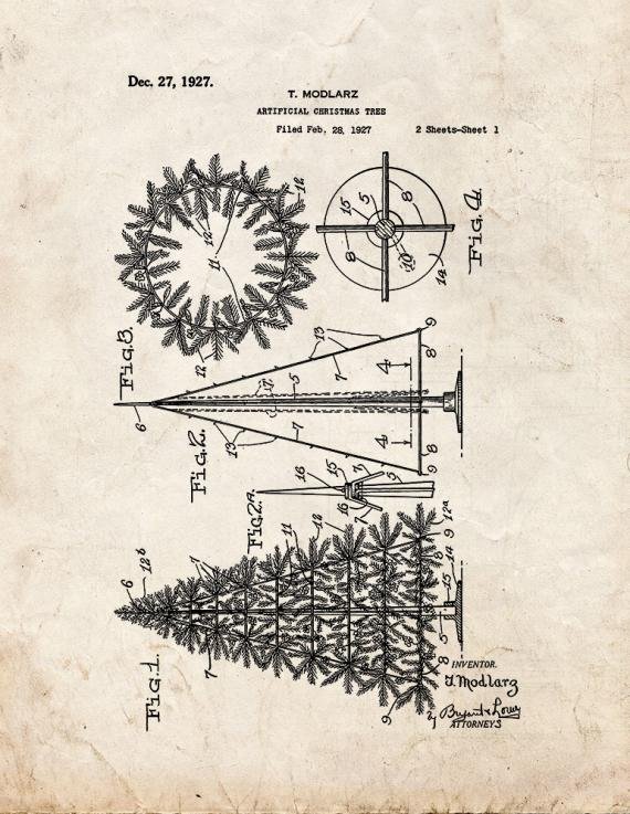 Patent Blueprint 2781 1 12 A4 Photo Print