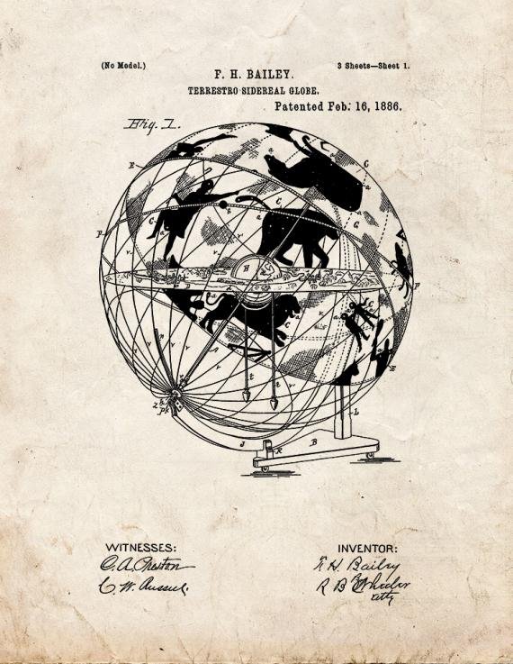 Patent Blueprint 2791 1 12 A4 Photo Print