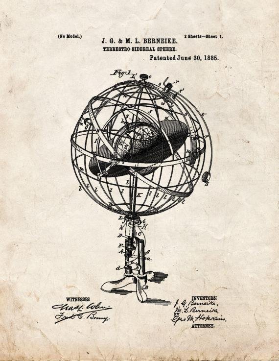 Patent Blueprint 2792 1 12 A4 Photo Print