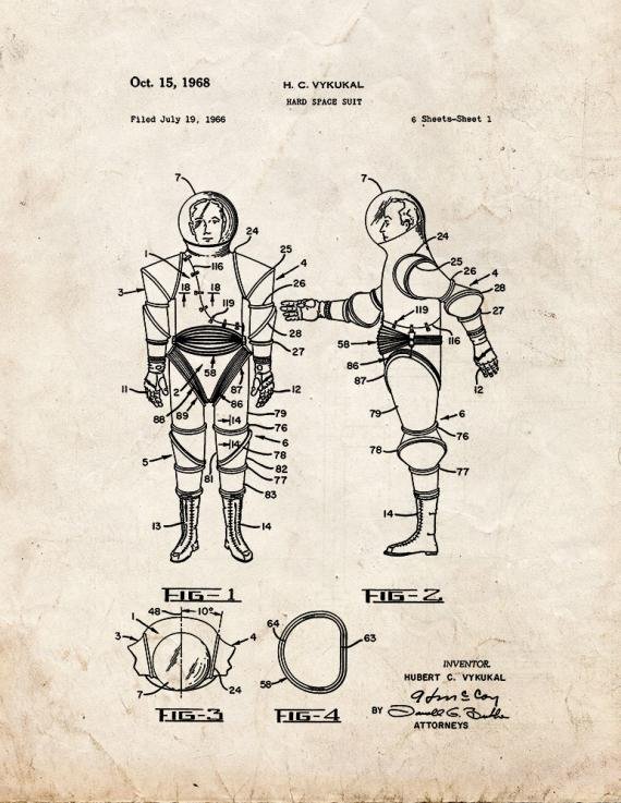 Patent Blueprint 2793 1 12 A4 Photo Print