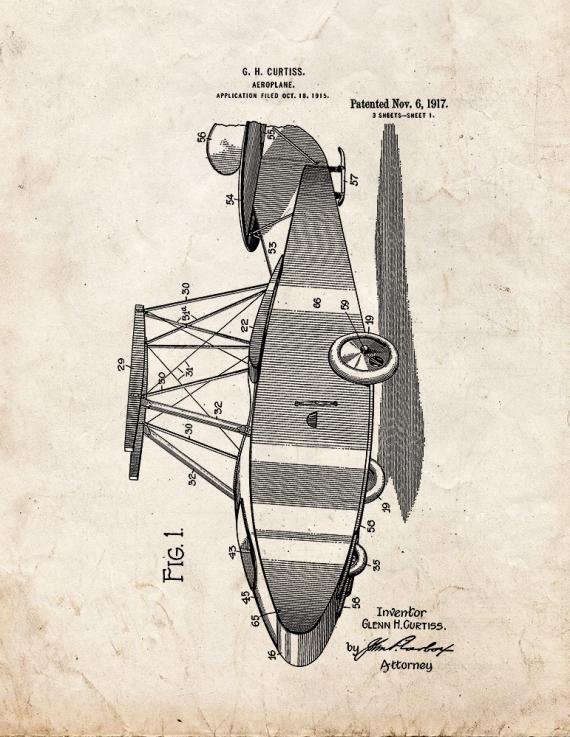 Patent Blueprint 2795 1 12 A4 Photo Print