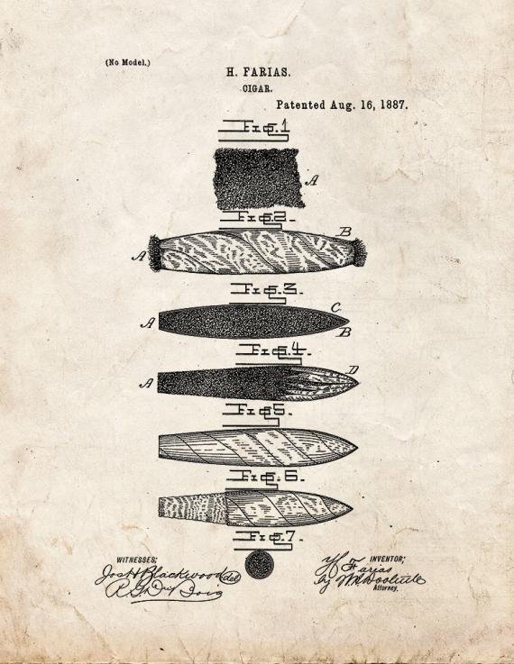 Patent Blueprint 2807 1 12 A4 Photo Print