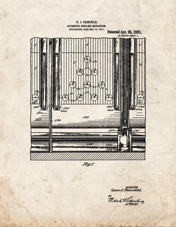 Patent Blueprint 2814 1 12 A4 Photo Print