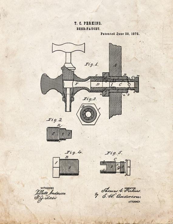 Patent Blueprint 2816 1 12 A4 Photo Print
