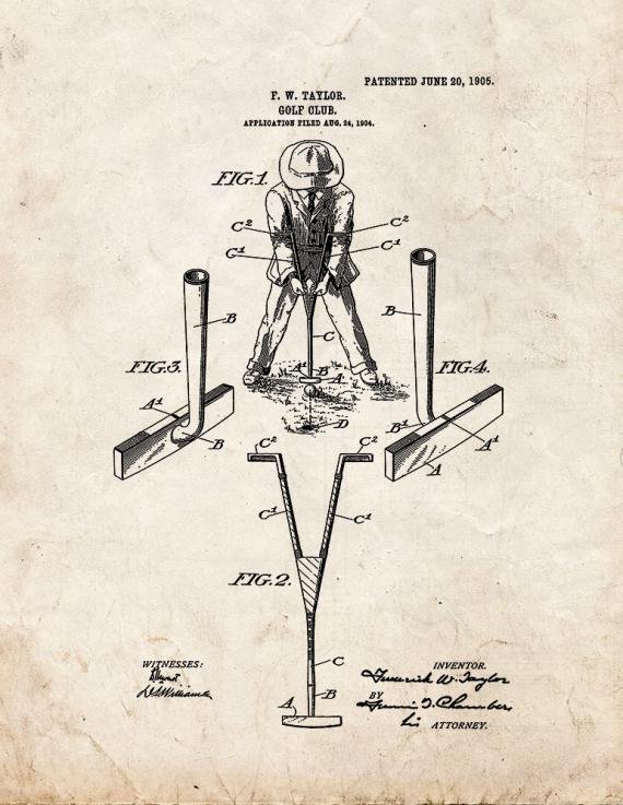 Patent Blueprint 2823 1 12 A4 Photo Print