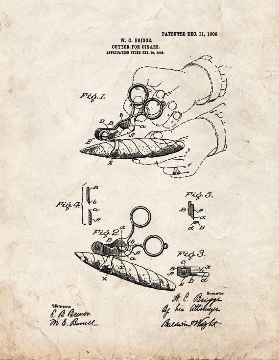 Patent Blueprint 2825 1 12 A4 Photo Print