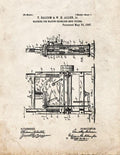 Patent Blueprint 2828 1 12 A4 Photo Print