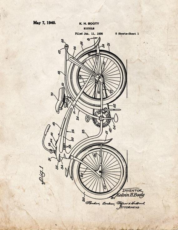 Patent Blueprint 2829 1 12 A4 Photo Print