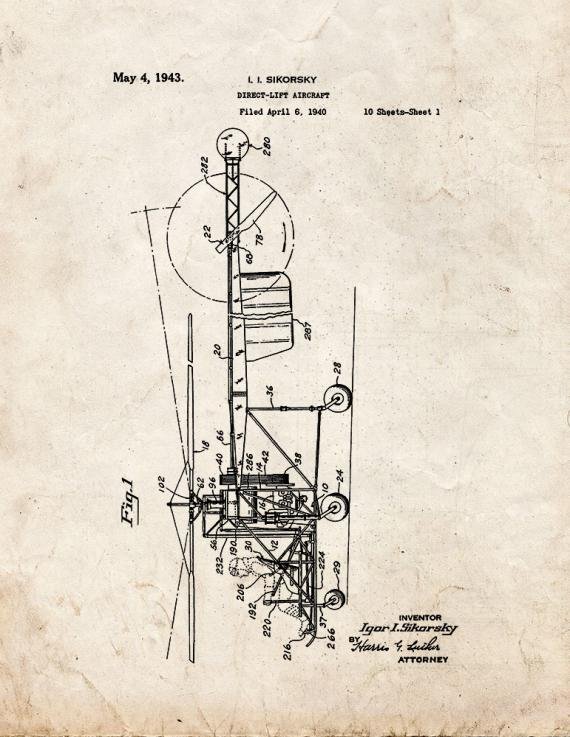 Patent Blueprint 283 1 12 A4 Photo Print