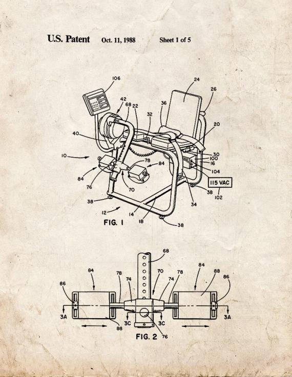 Patent Blueprint 2834 2 12 A4 Photo Print