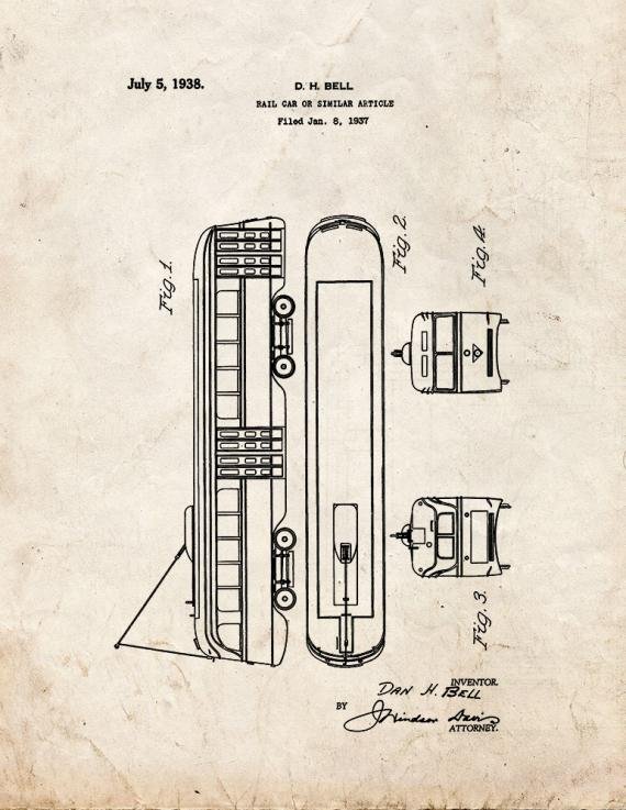 Patent Blueprint 2840 1 12 A4 Photo Print