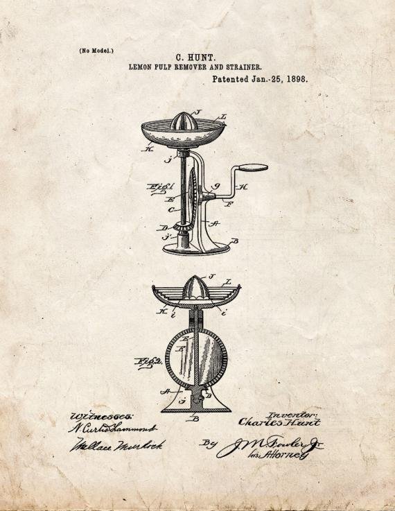 Patent Blueprint 2849 1 12 A4 Photo Print