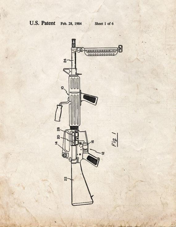 Patent Blueprint 2856 2 12 A4 Photo Print