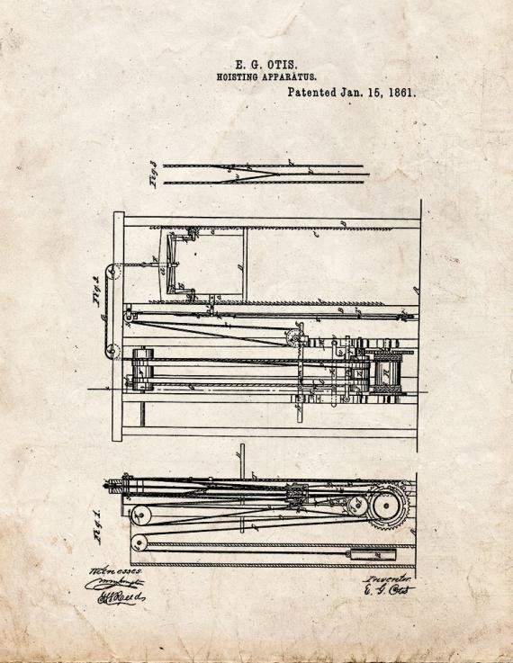 Patent Blueprint 2858 1 12 A4 Photo Print