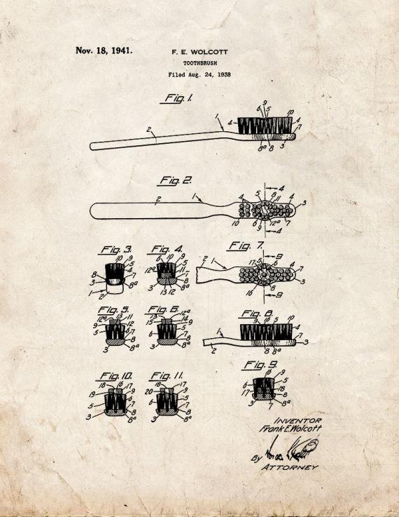 Patent Blueprint 286 1 12 A4 Photo Print