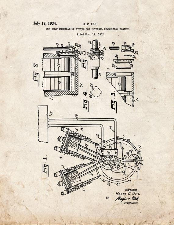 Patent Blueprint 2860 1 12 A4 Photo Print