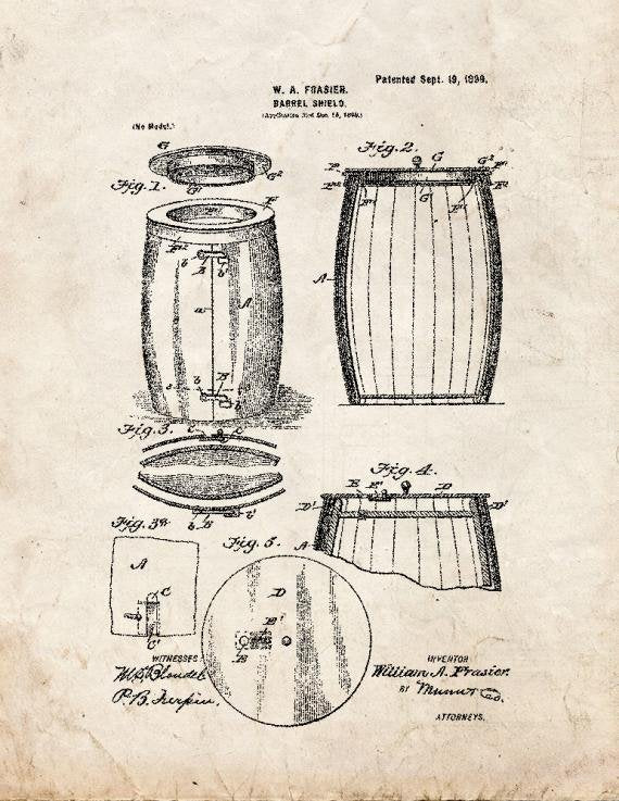 Patent Blueprint 2863 1 12 A4 Photo Print