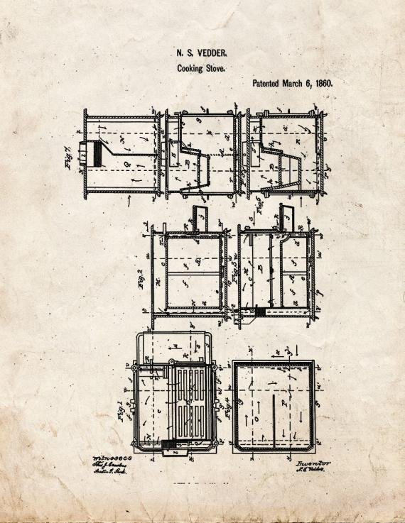Patent Blueprint 2867 1 12 A4 Photo Print