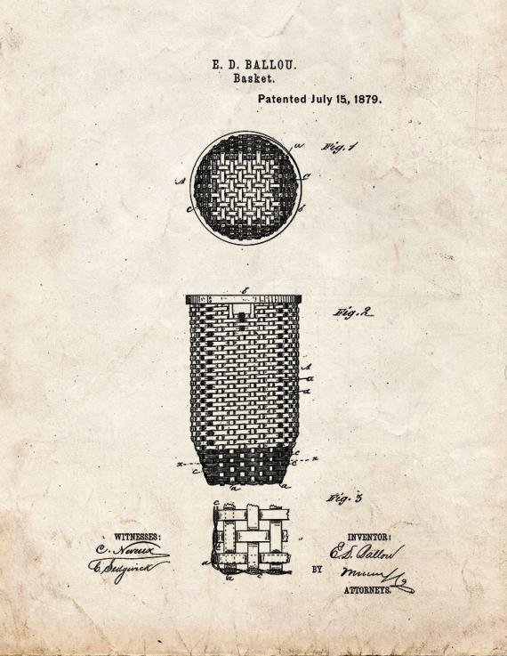 Patent Blueprint 2873 1 12 A4 Photo Print